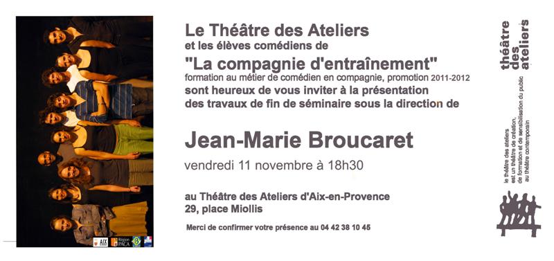 Invitation Cie Entr Broucaret (Medium)