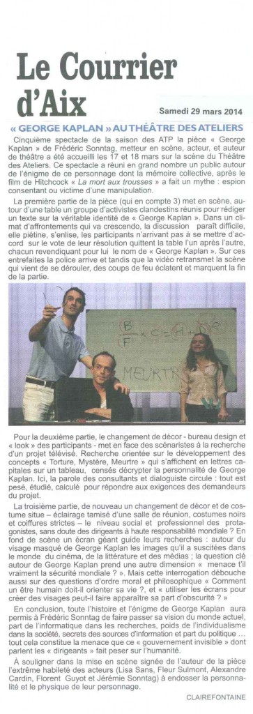 Kaplan Courrier d'Aix